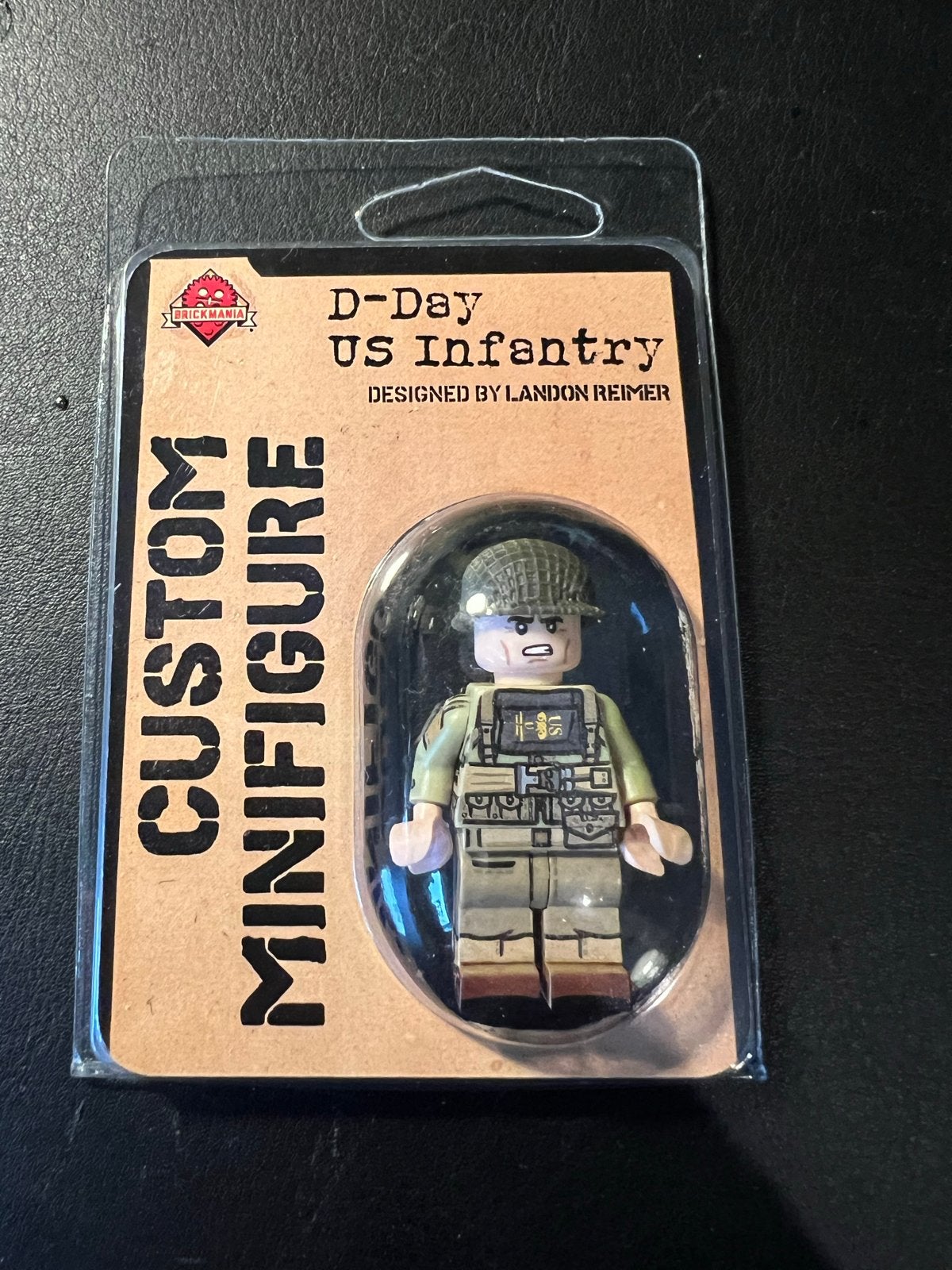 Brickmania BMF426 D-Day US Infantry Custom Minifiguur, Ophalen of Verzenden, Nieuw, Overige merken