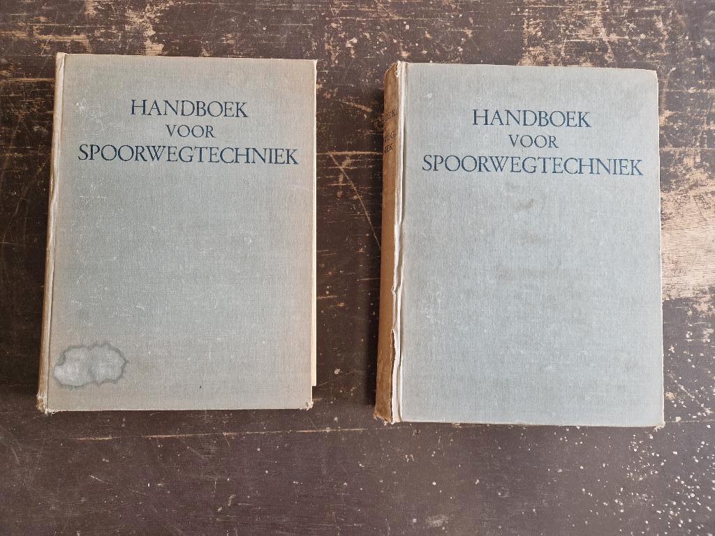 Handboek voor Spoorwegtechniek deel 1 en 3, Ophalen of Verzenden, Gebruikt, Trein, Boek of Tijdschrift