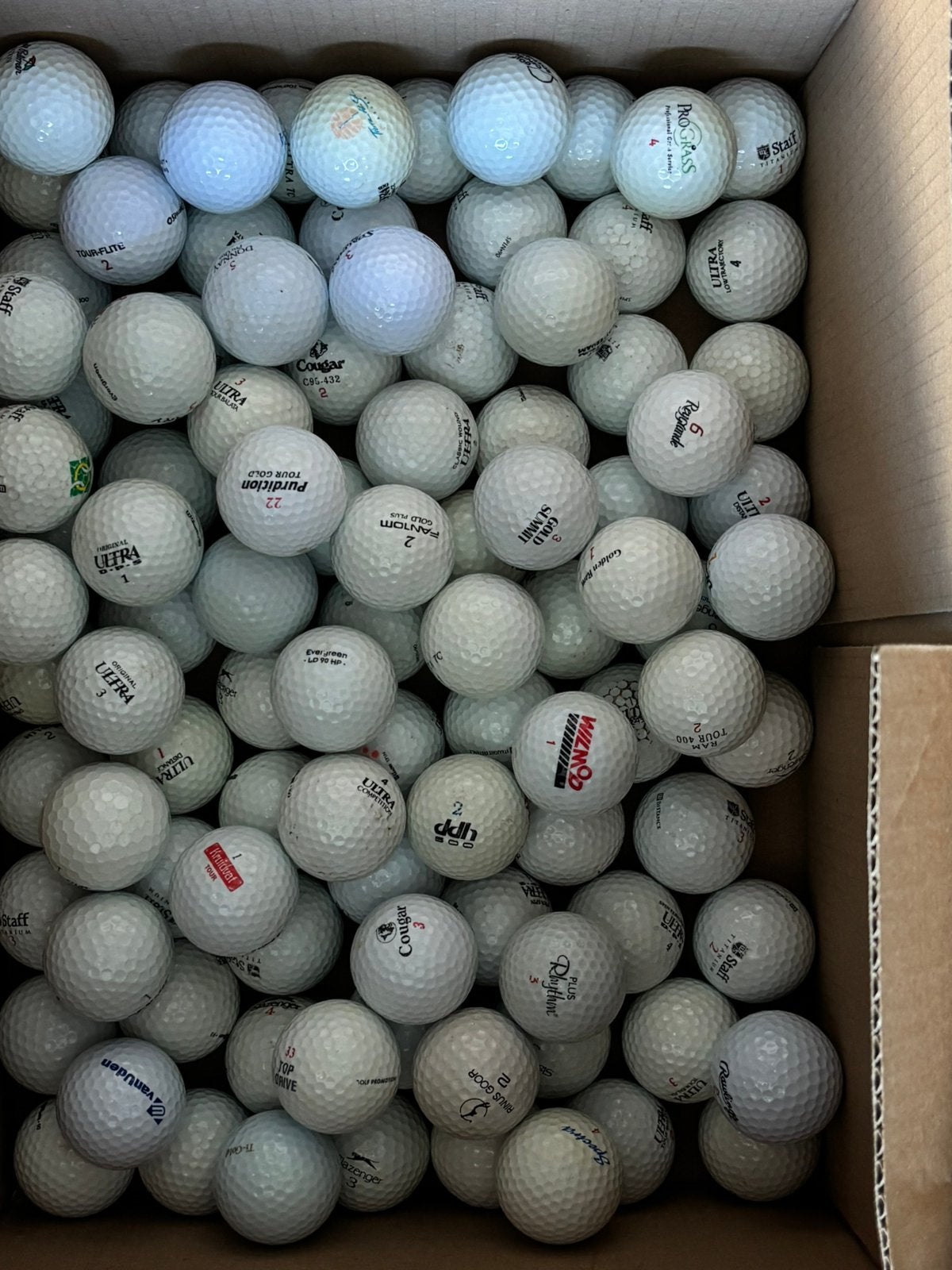 Golfballen (mix), Sport en Fitness, Ophalen of Verzenden, Zo goed als nieuw, Bal(len)