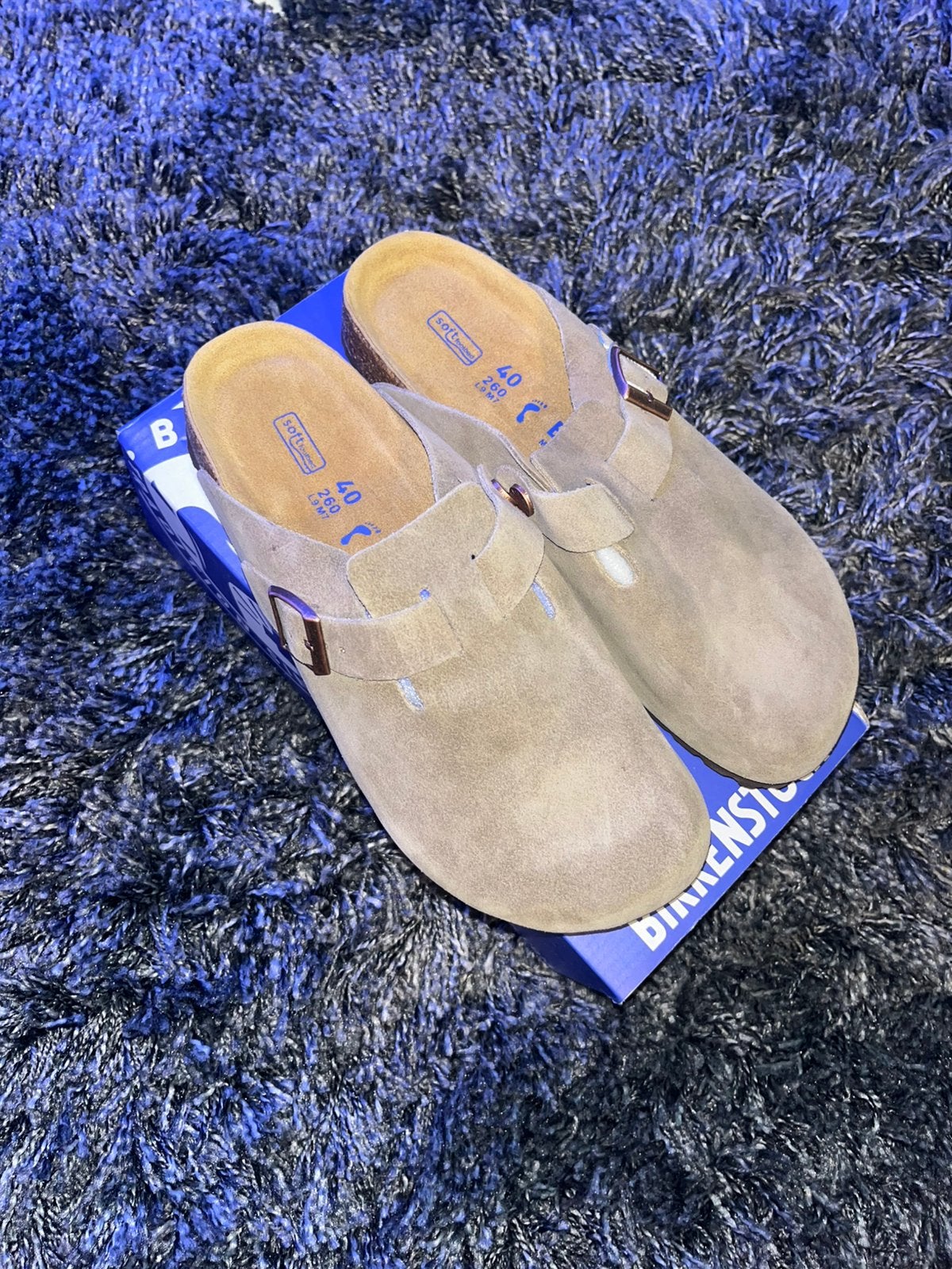 Birkenstock bosten taupe maat 40, Kleding | Heren, Schoenen, Verzenden, Nieuw, Bruin