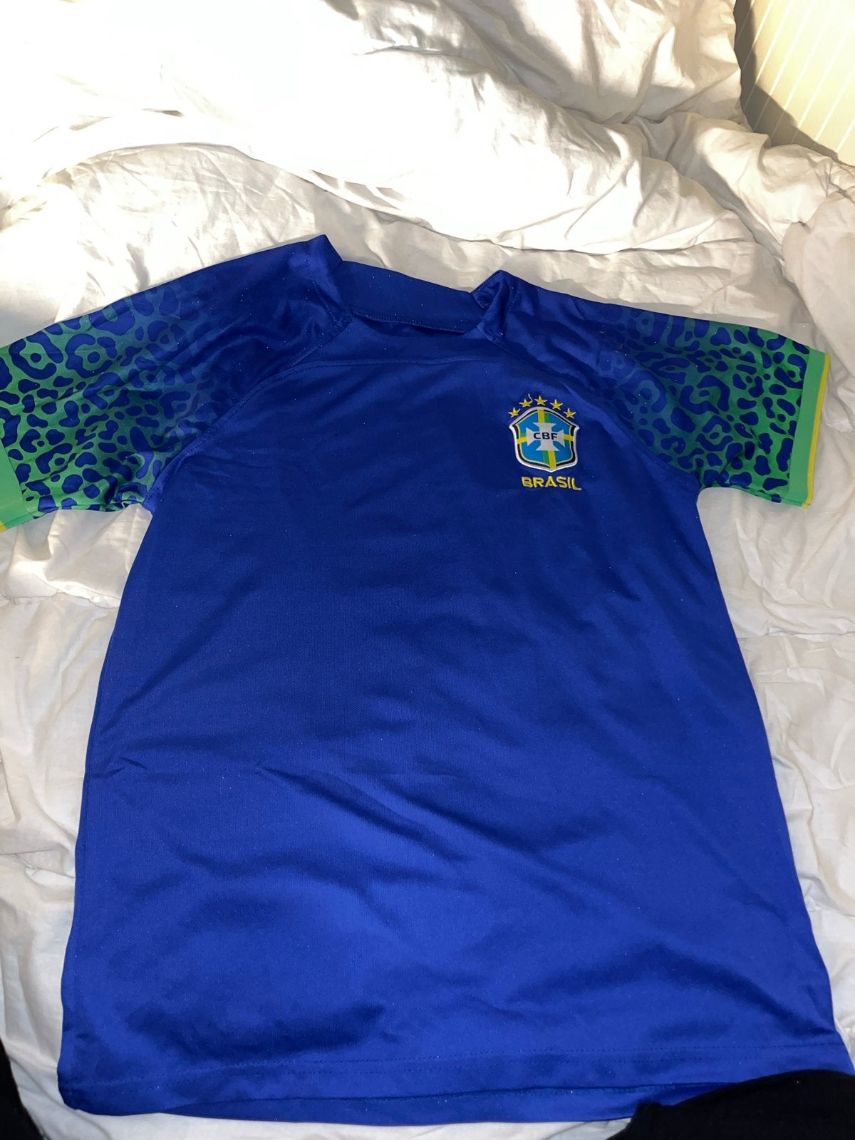 Brazil Voetbalshirt, Maat M, Ophalen of Verzenden, Gebruikt, Shirt
