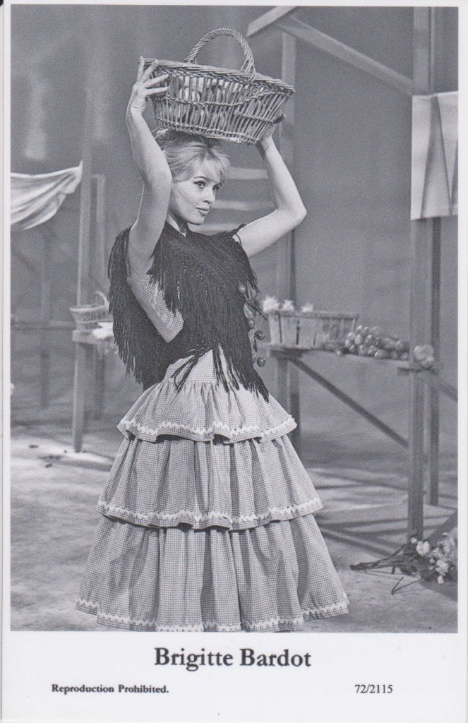 Filmsterren ansichtkaart Brigitte Bardot, Verzenden, Voor 1920, Ongelopen, Sterren en Beroemdheden