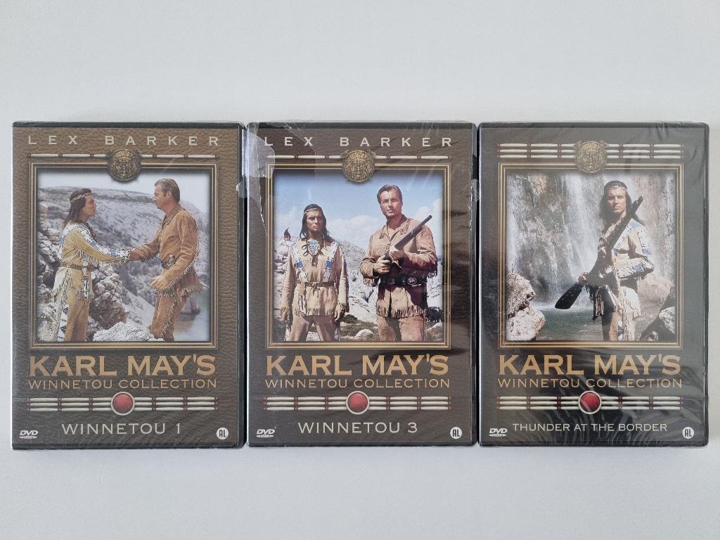 Karl May's Winnetou Collection 1+3+Thunder at Border-Geseald, Cd's en Dvd's, Overige genres, Ophalen of Verzenden, Nieuw in verpakking