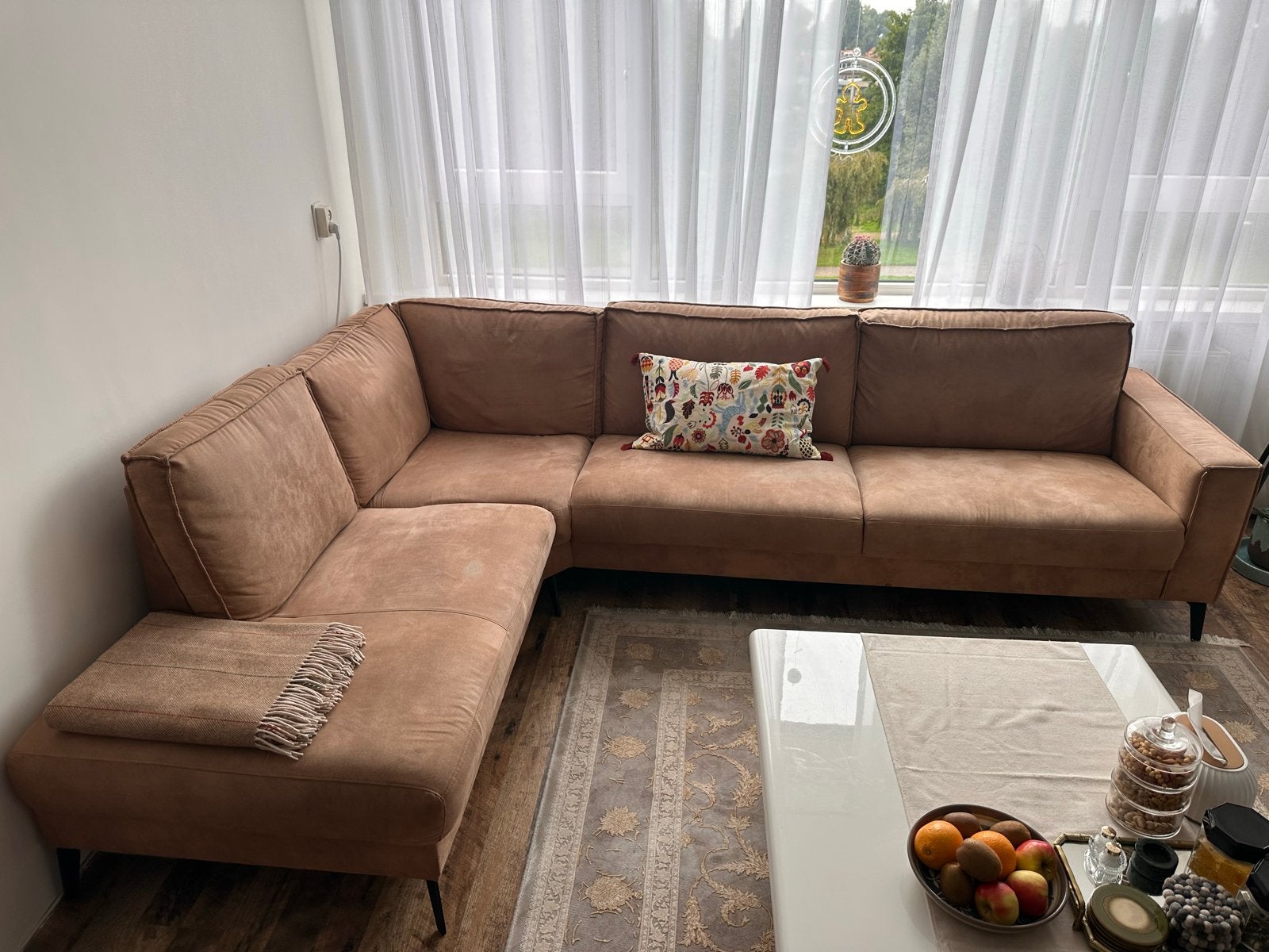 Haco hoekbank, Ophalen, 250 tot 300 cm, Gebruikt, Hoekbank