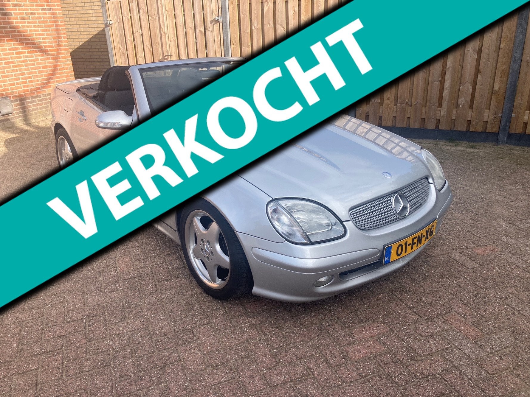 Mercedes-Benz SLK-klasse 200 K., Euro 2, 1998 cc, Gebruikt, Zwart