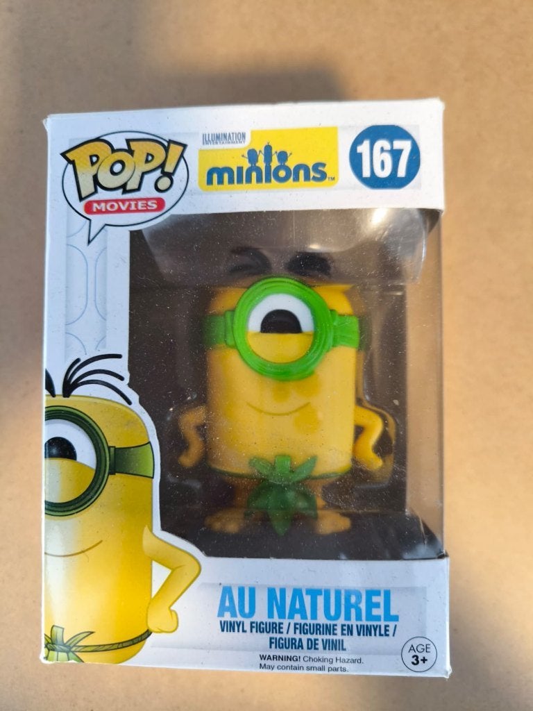 Funko Pop! Movies: Despicable Me Minions – Au Naturel  #167, Ophalen of Verzenden, Nieuw