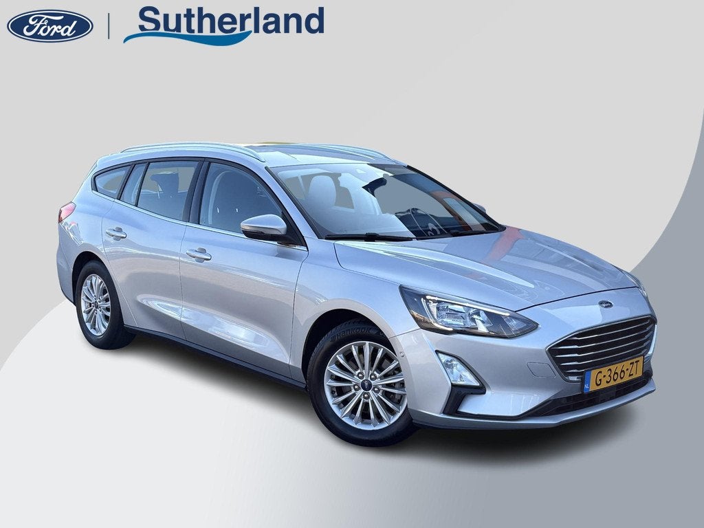 Ford Focus Wagon 1.0 EcoBoost Titanium Business | 58.500 km, Auto's, Ford, Automatische klimaatregeling, Gebruikt, 1283 kg, 23 km/l