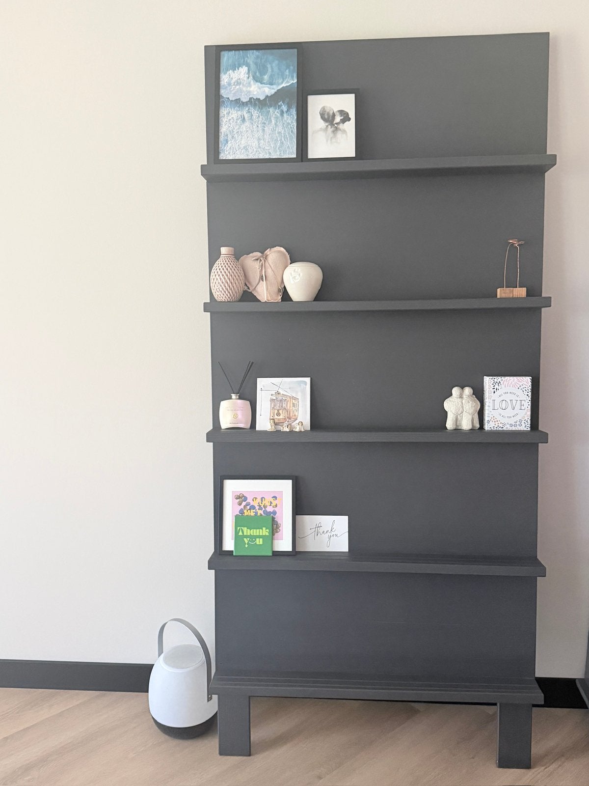 VT wonen tijdschriftenrek donkergrijs/antraciet, Ophalen, Zo goed als nieuw
