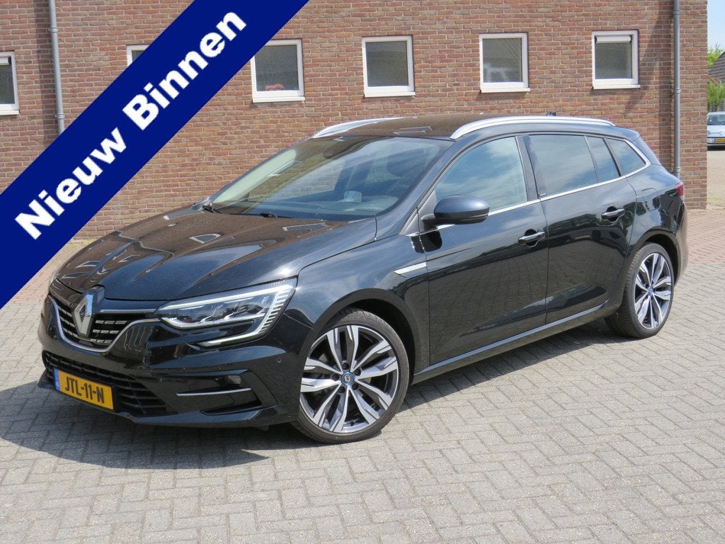 Renault Mégane Estate 1.6 E-Tech Plug-In Hybrid 160 Busines, Auto's, 77 km/l, Gebruikt, 4 cilinders, Zwart