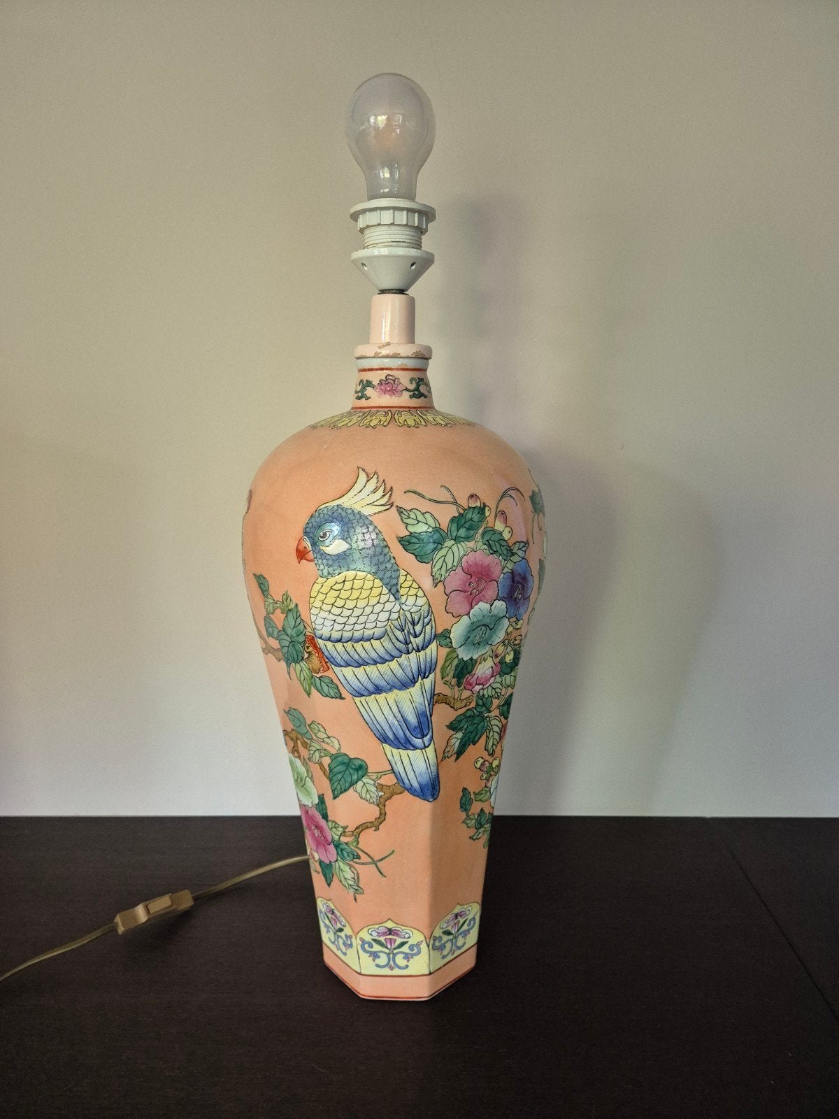 Chinese tafellamp / vaaslamp, Ophalen