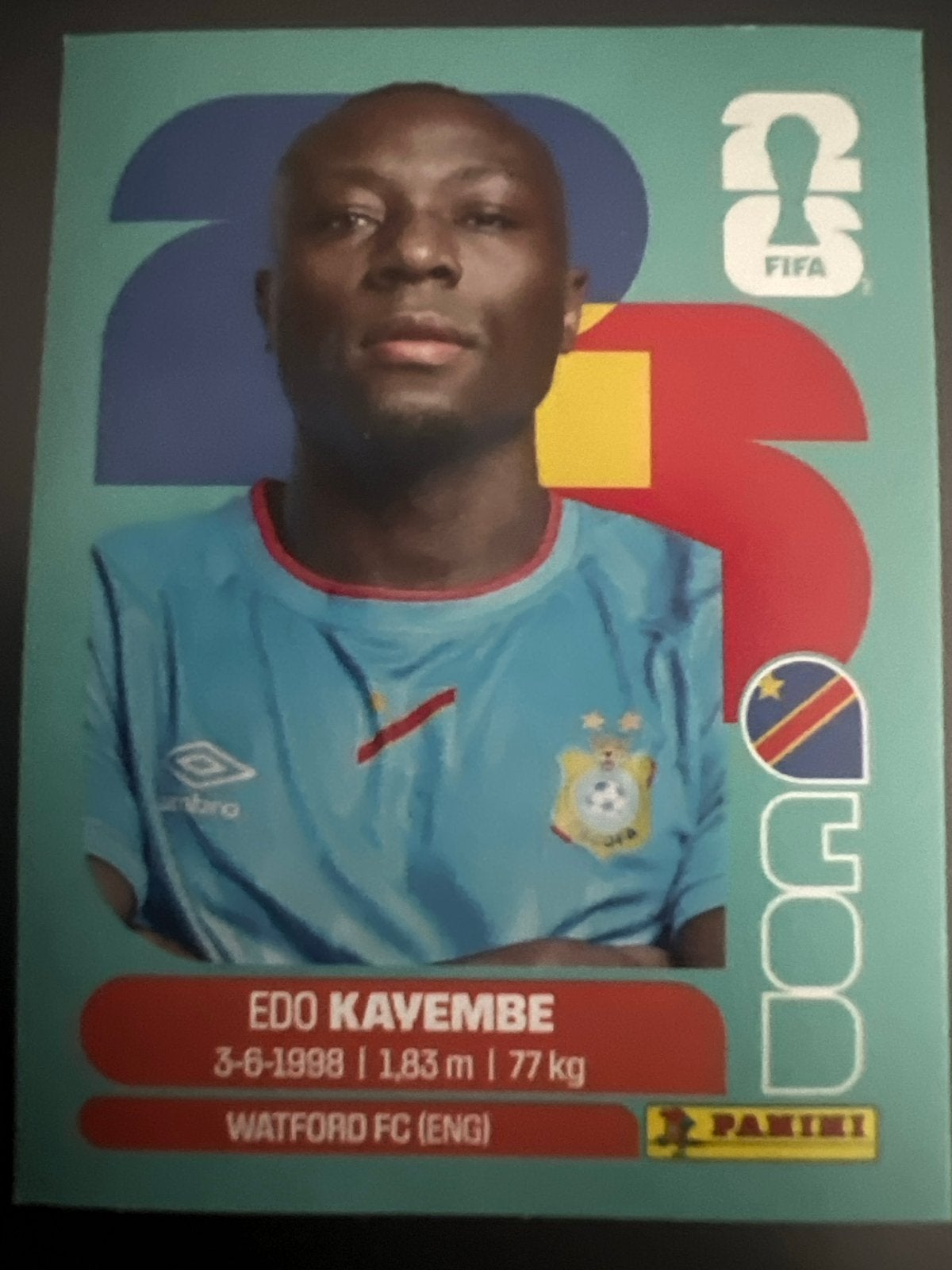 Panini wk 2026 Edo Kayembe Sticker  Watford FC, Verzenden, Nieuw, Buitenlandse clubs, Spelerskaart