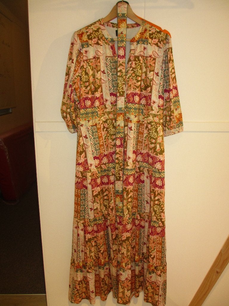 K-Design maxi jurk maat XL, als nieuw, K-design, Overige kleuren, Maat 46/48 (XL) of groter, Ophalen of Verzenden