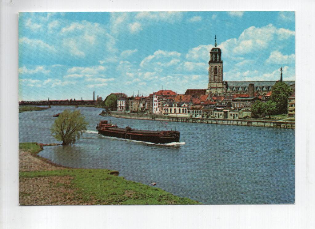Gezicht op Deventer, Ophalen of Verzenden, 1960 tot 1980, Ongelopen, Overijssel