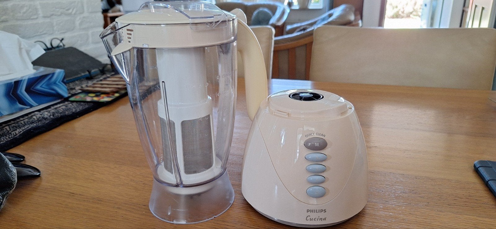 PHILIPS cabine Mixer, 1 tot 2 liter, Ophalen of Verzenden, Zo goed als nieuw