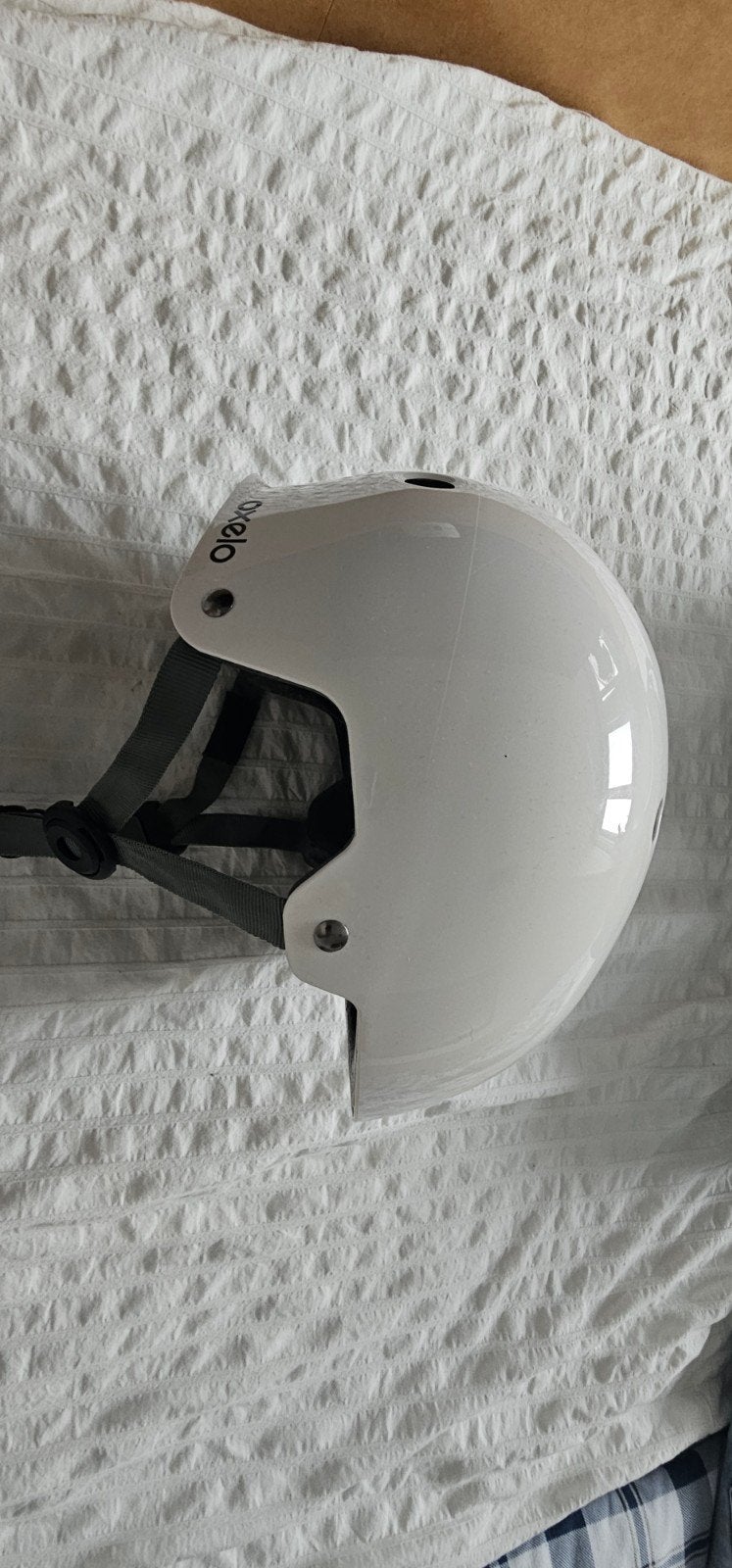 Oxelo skateboard/step helm wit - Maat 50-54 cm, Ophalen, Gebruikt, Jongen of Meisje, Overige maten