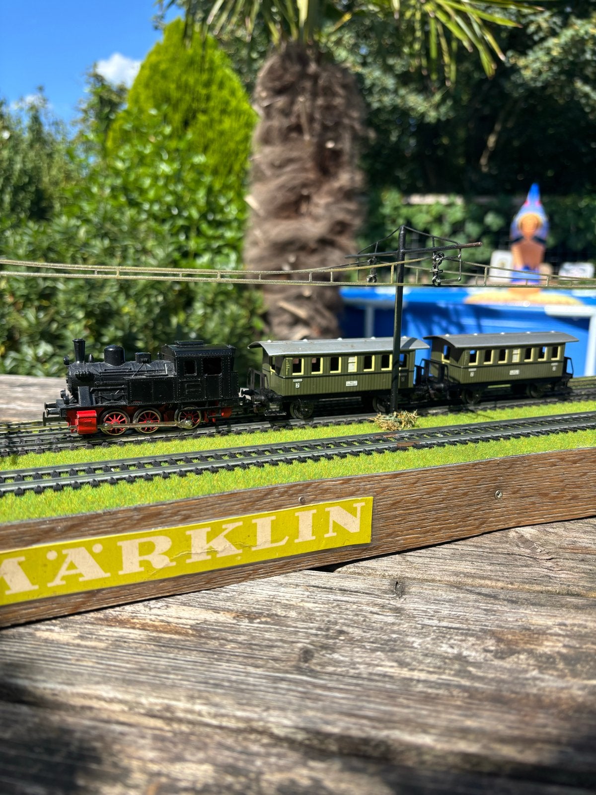 Märklin Startset met Rails en Trafo - Getest en Werkend, Wisselstroom, Ophalen of Verzenden, Märklin, Gebruikt