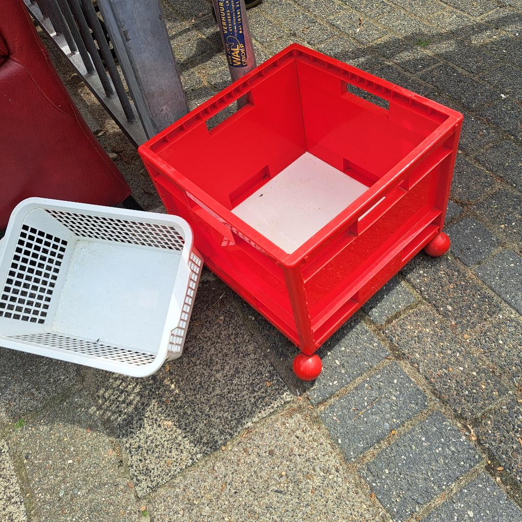 Plastic opbergbak ikea, Doe-het-zelf en Verbouw, Kratten en Dozen, Ophalen, Minder dan 35 cm, Minder dan 50 cm, Zo goed als nieuw