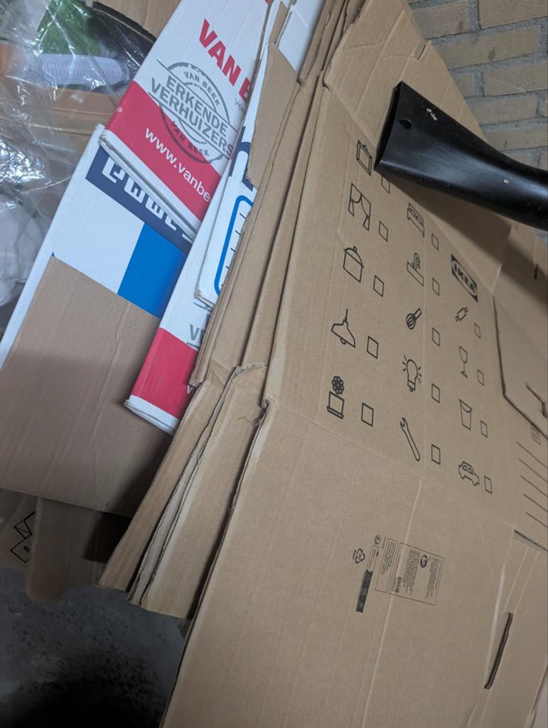 13 Verhuisdozen (Ikea, Gamma, Verhuisbedrijf) - Goede staat, Ophalen, Gebruikt, Doos