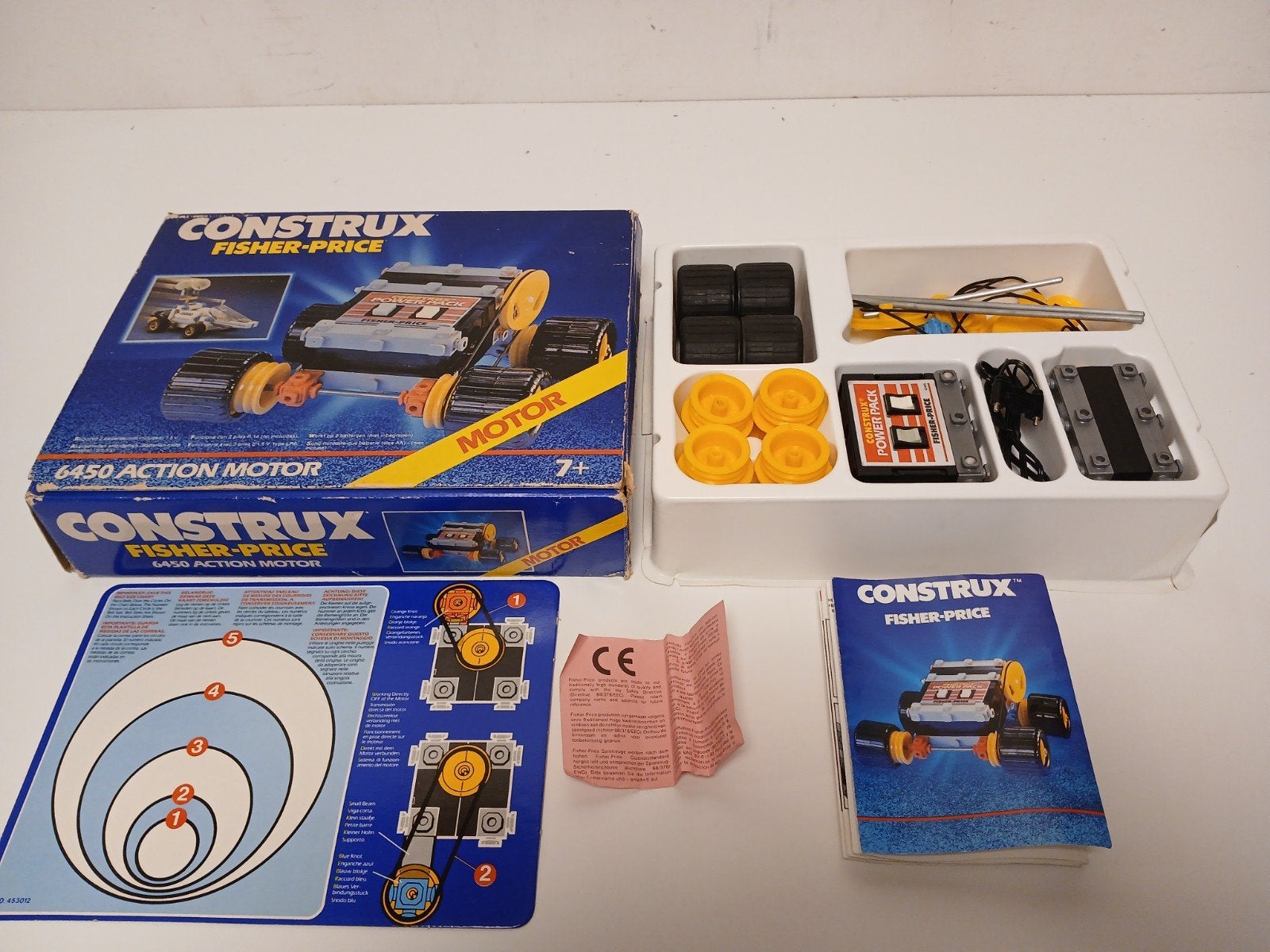 Vintage fisher price construx 6450 action motor, Kinderen en Baby's, Speelgoed | Fisher-Price, Ophalen of Verzenden