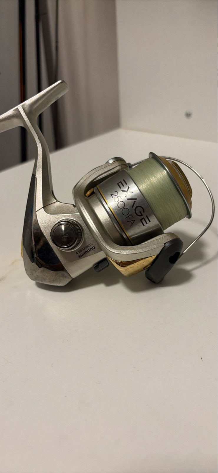 Shimano Exage 2500FA Molen - Zo goed als nieuw, Ophalen of Verzenden, Zo goed als nieuw, Molen