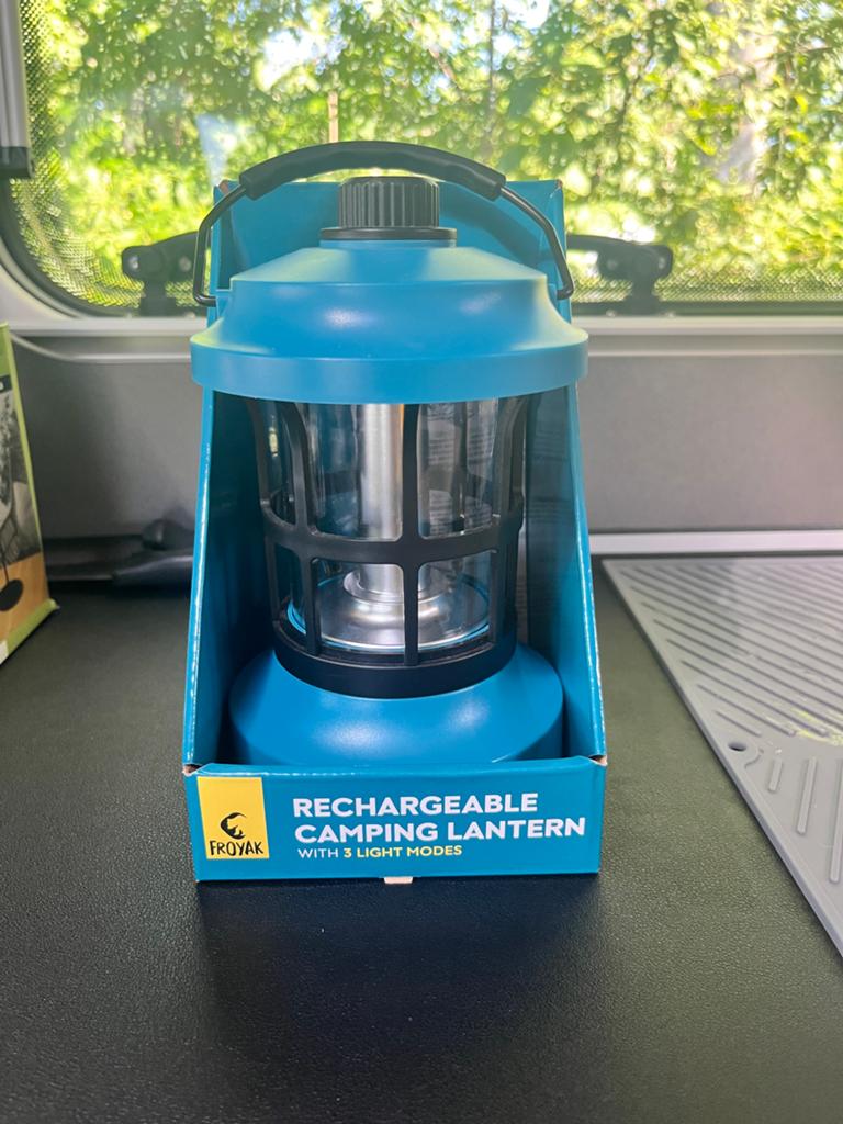 Froyak Dimbare en Oplaadbare Camping Lamp - Nieuw!, Ophalen of Verzenden, Nieuw