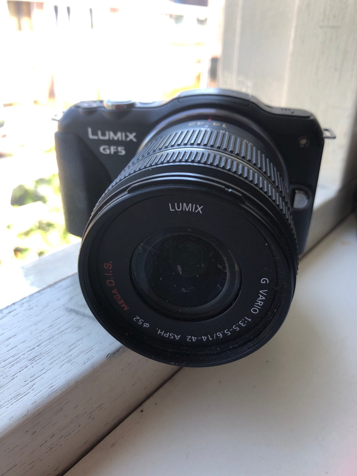Lumix GF5 Systeemcamera met G Vario 1:3.5-5.6/14-42 lens, Gebruikt, Panasonic, Beeldstabilisatie, Ophalen of Verzenden