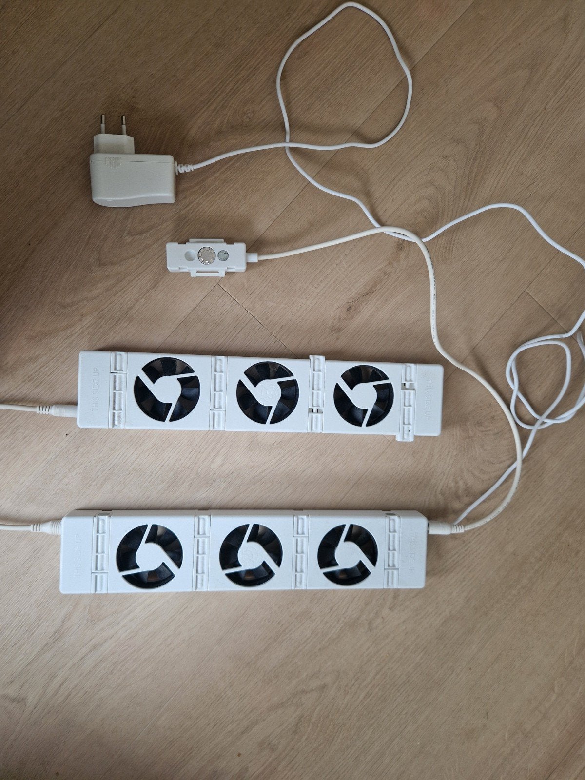 Speedcomfort basis set + uitbreiding radiatorventilatoren, Witgoed en Apparatuur, Ventilatoren, Ophalen of Verzenden, Zo goed als nieuw