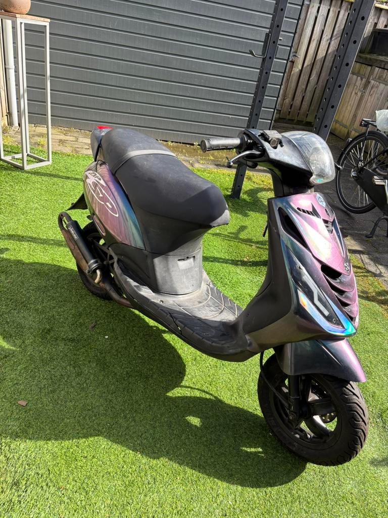 Zip 70cc 2t met wok, Fietsen en Brommers, Scooters | Piaggio, Ophalen, Tweetakt, Gebruikt, 70 cc