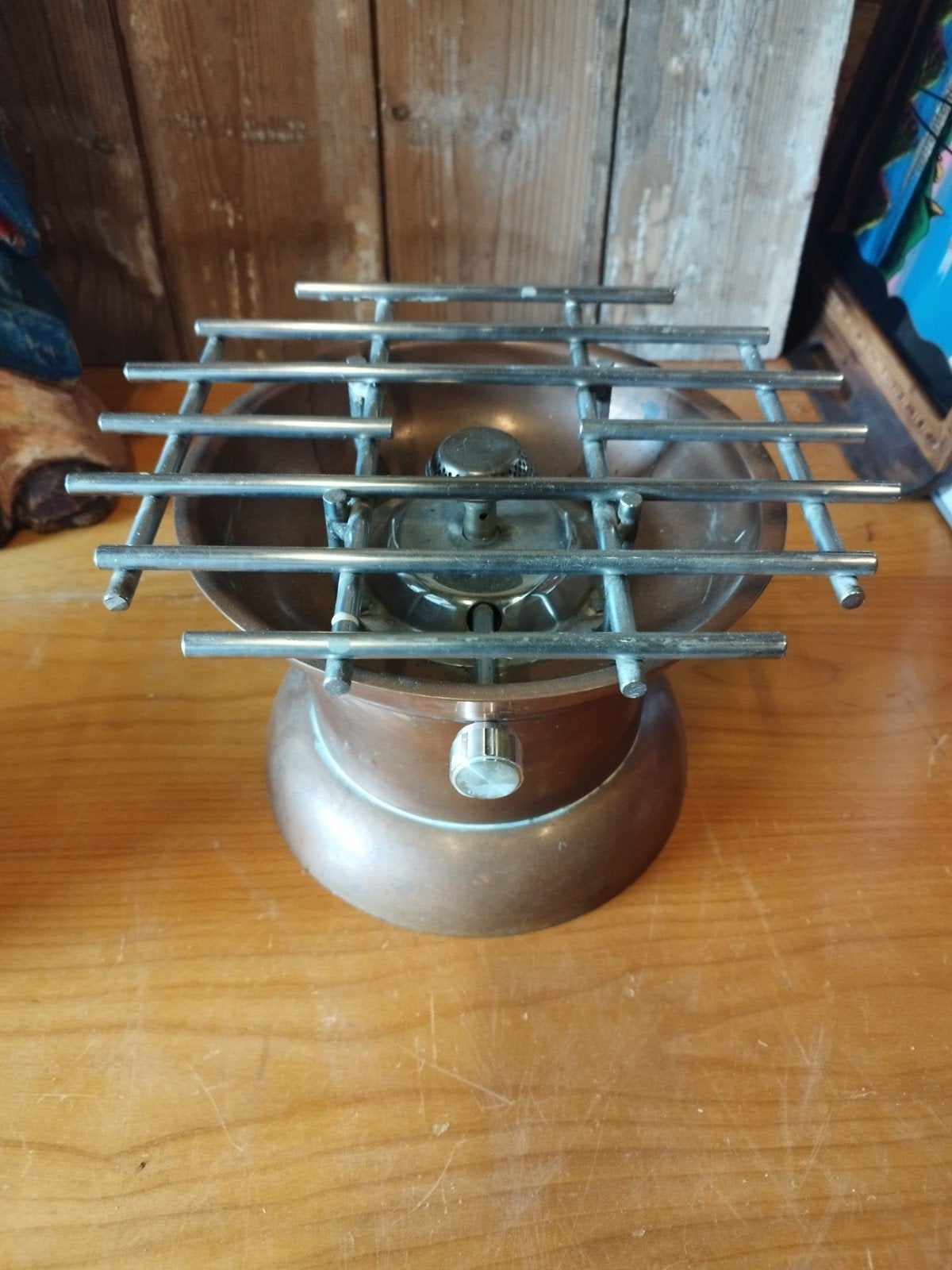 vintage Zwitserse koperen rechaud van het merk spring, Ophalen of Verzenden