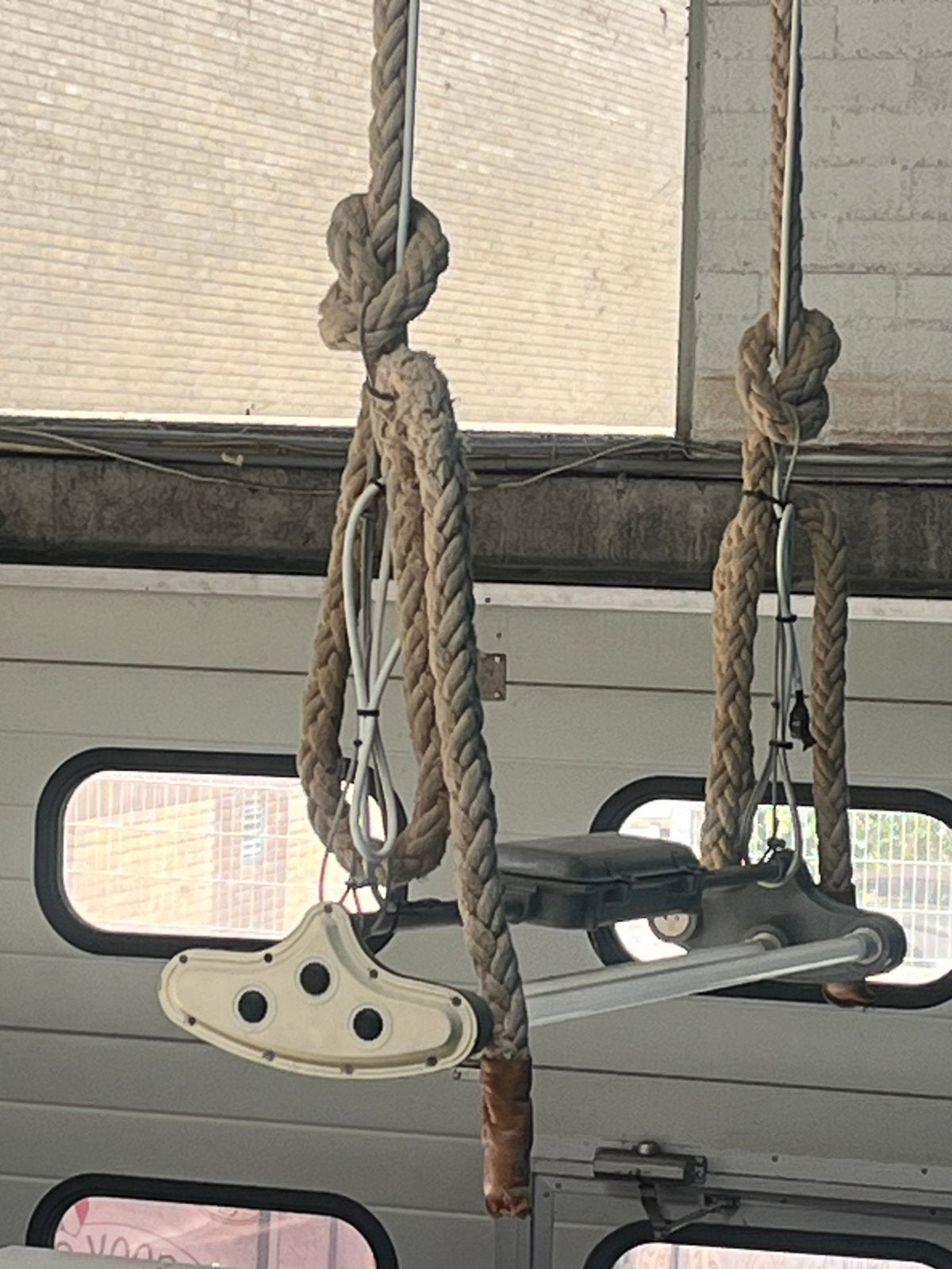 Industriele fabriekslamp of bunkerlamp orgineel met koord, Huis en Inrichting, Lampen | Hanglampen, Ophalen, Zo goed als nieuw