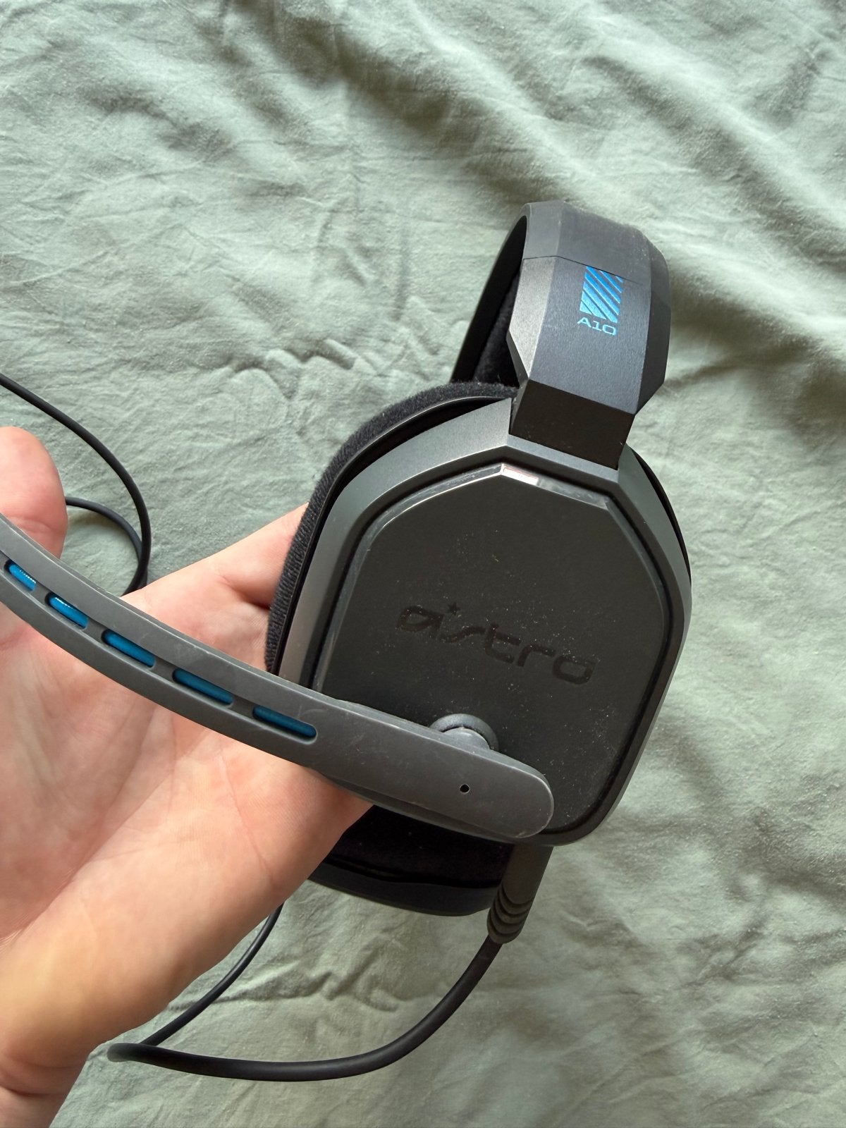 Astro A10 Gaming Headset - Zwart/Blauw, Overige merken, Ophalen of Verzenden, Microfoon, Zwart