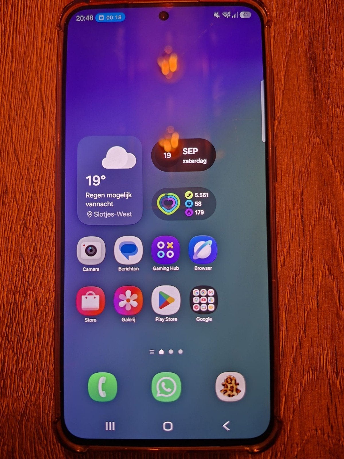 samsung a57 5g, Ophalen, Blauw, Touchscreen, Zo goed als nieuw