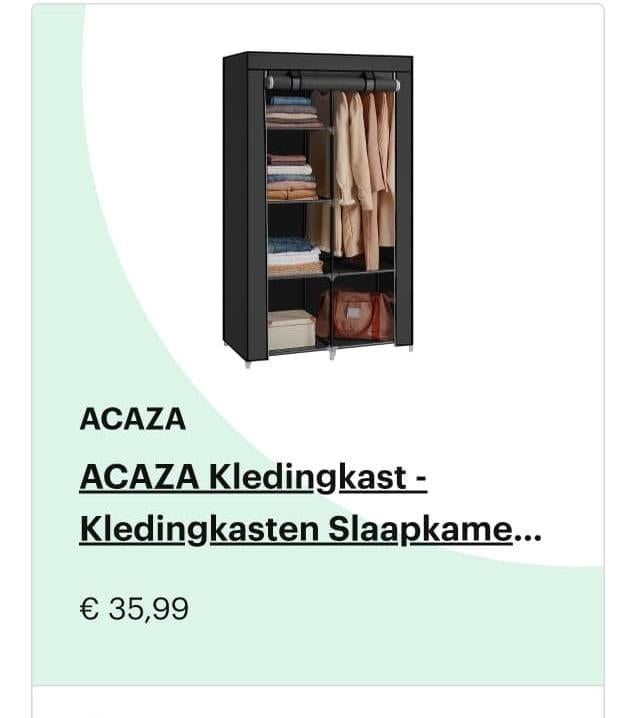 Praktische Hoes garderobe Kledingkast linnen slaapkamer, Ophalen, Zo goed als nieuw, 50 tot 75 cm, 150 tot 200 cm