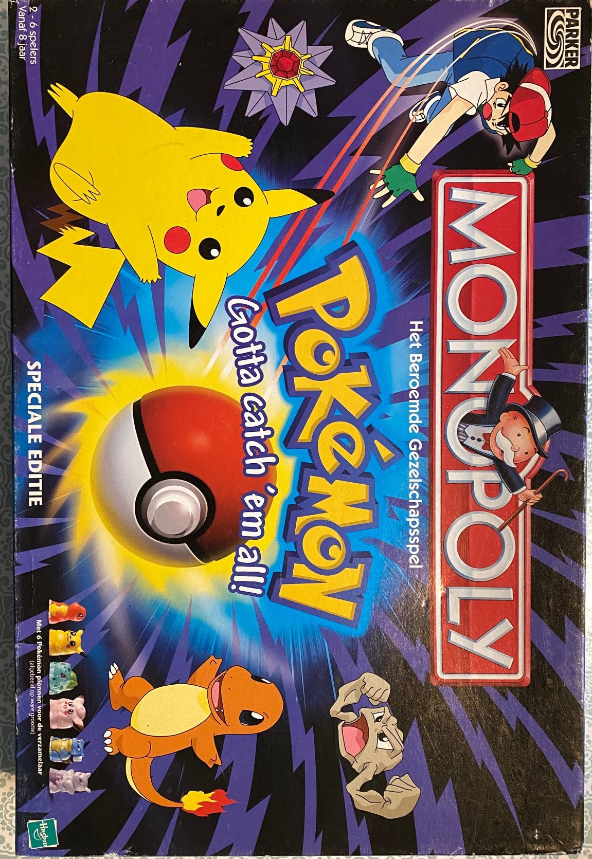 Spel: Pokemon Monopoly Collectors Edition, Hasbro, Hobby en Vrije tijd, Gezelschapsspellen | Bordspellen, Ophalen, Zo goed als nieuw