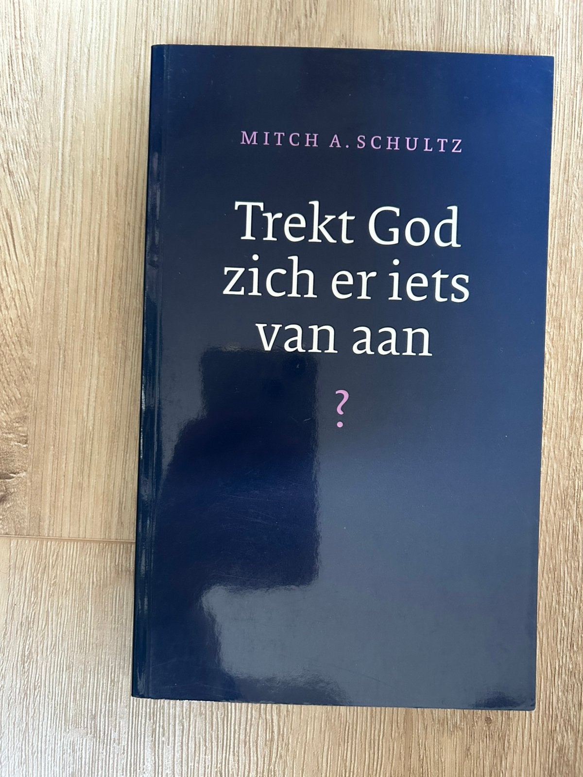 Trekt God zich er iets van aan? Mitch A. Schultz, Ophalen of Verzenden, Zo goed als nieuw