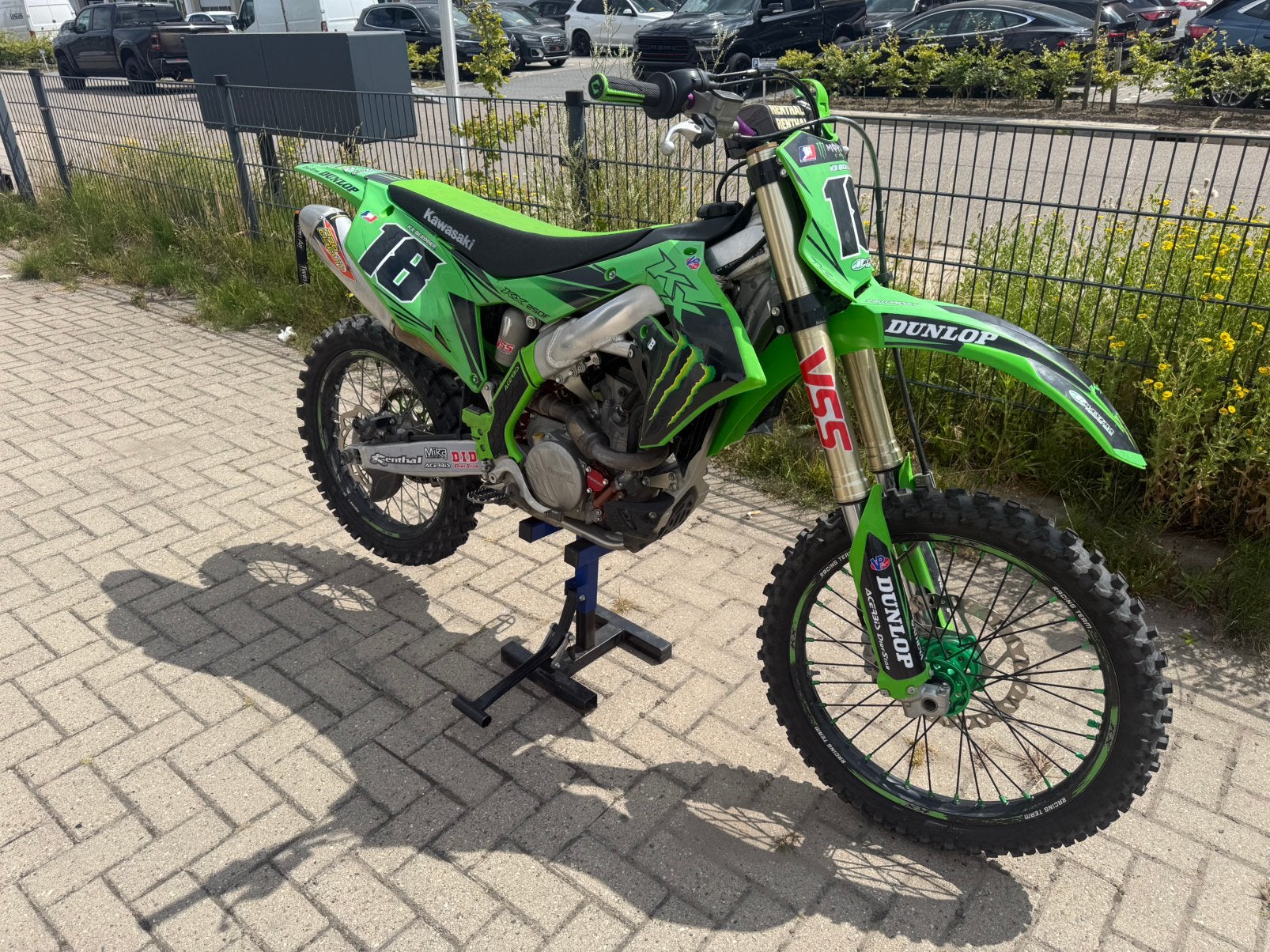Kawasaki KX250F 2023 – 74 uur | Veel extra’s