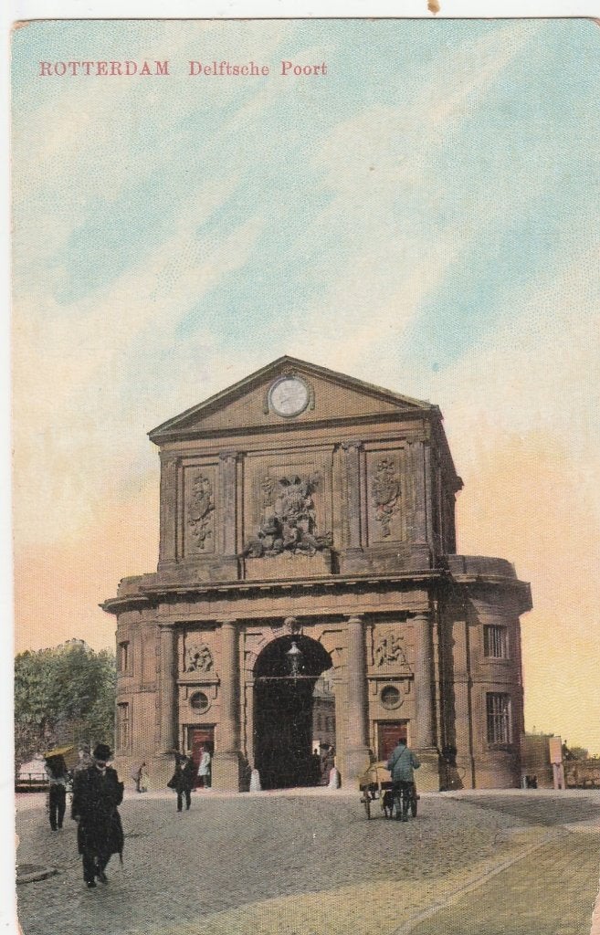rotterdam- delftsche poort 1916, Ophalen of Verzenden, Voor 1920, Zuid-Holland