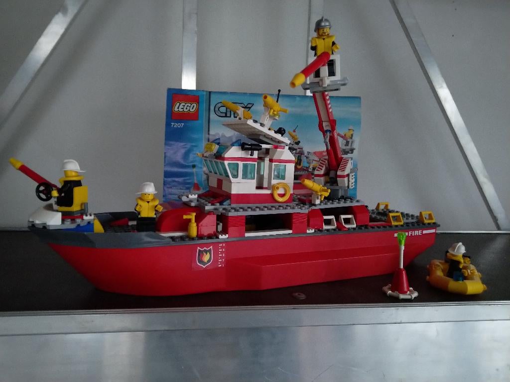 LEGO City Brandweerboot (7207), Kinderen en Baby's, Speelgoed | Duplo en Lego, Ophalen of Verzenden, Gebruikt, Complete set, Lego
