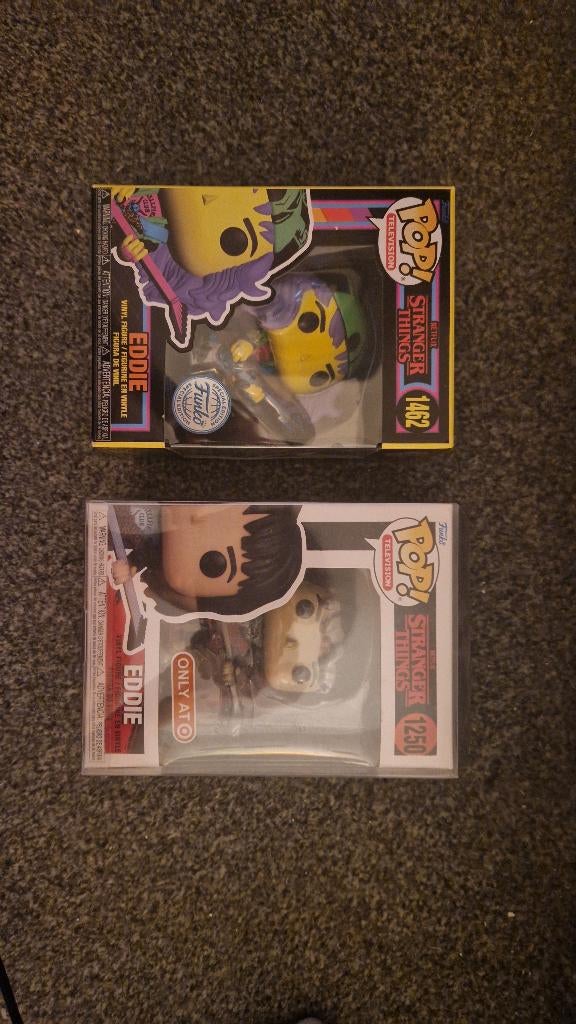 Eddie Stranger Things DUO FUNKO POP, Ophalen of Verzenden, Nieuw