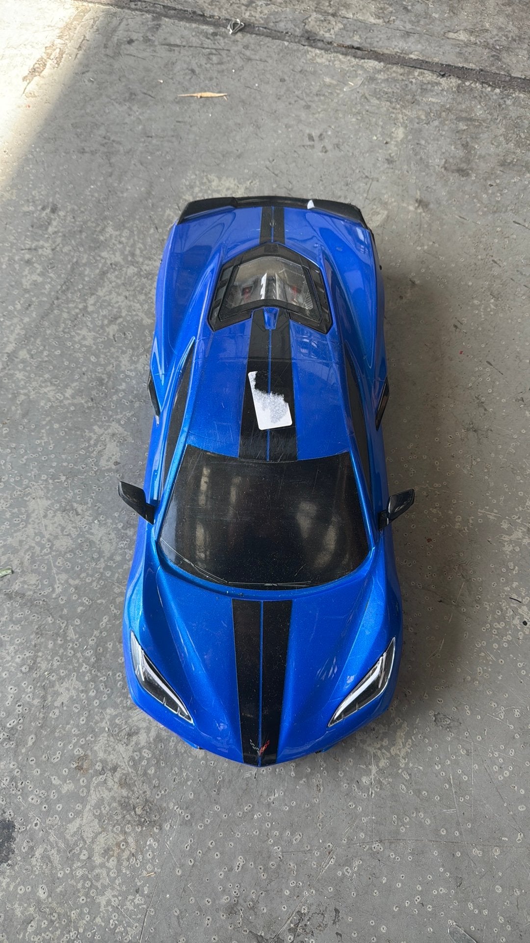 Traxxas 4-TEC body Corvette, Ophalen of Verzenden, Zo goed als nieuw, Onderdeel