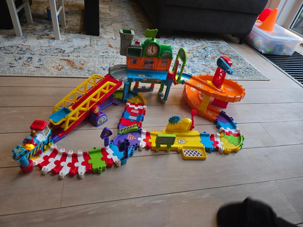 vtech toet toet treinstation, Kinderen en Baby's, Speelgoed | Vtech, Ophalen of Verzenden, Zo goed als nieuw, 2 tot 4 jaar