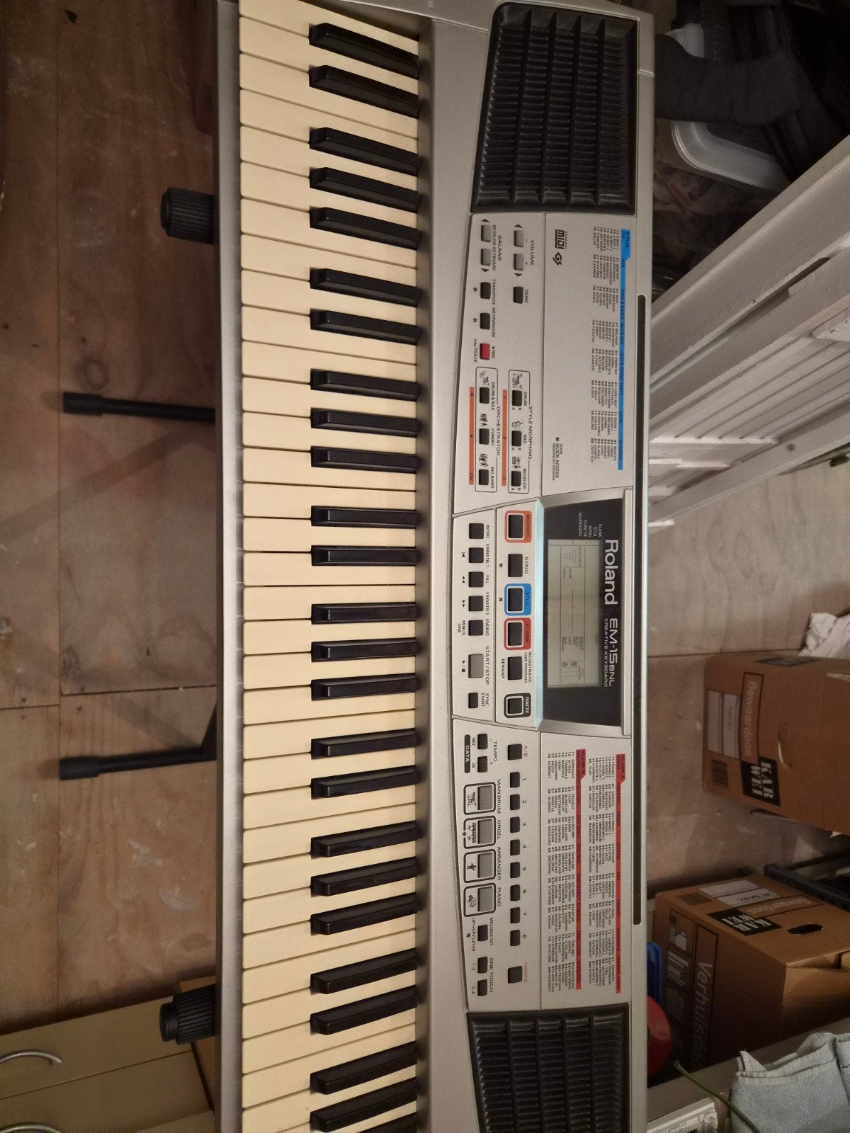 Roland EM-15 BNL Creative Keyboard met standaard, Ophalen, Roland, Met standaard, 61 toetsen