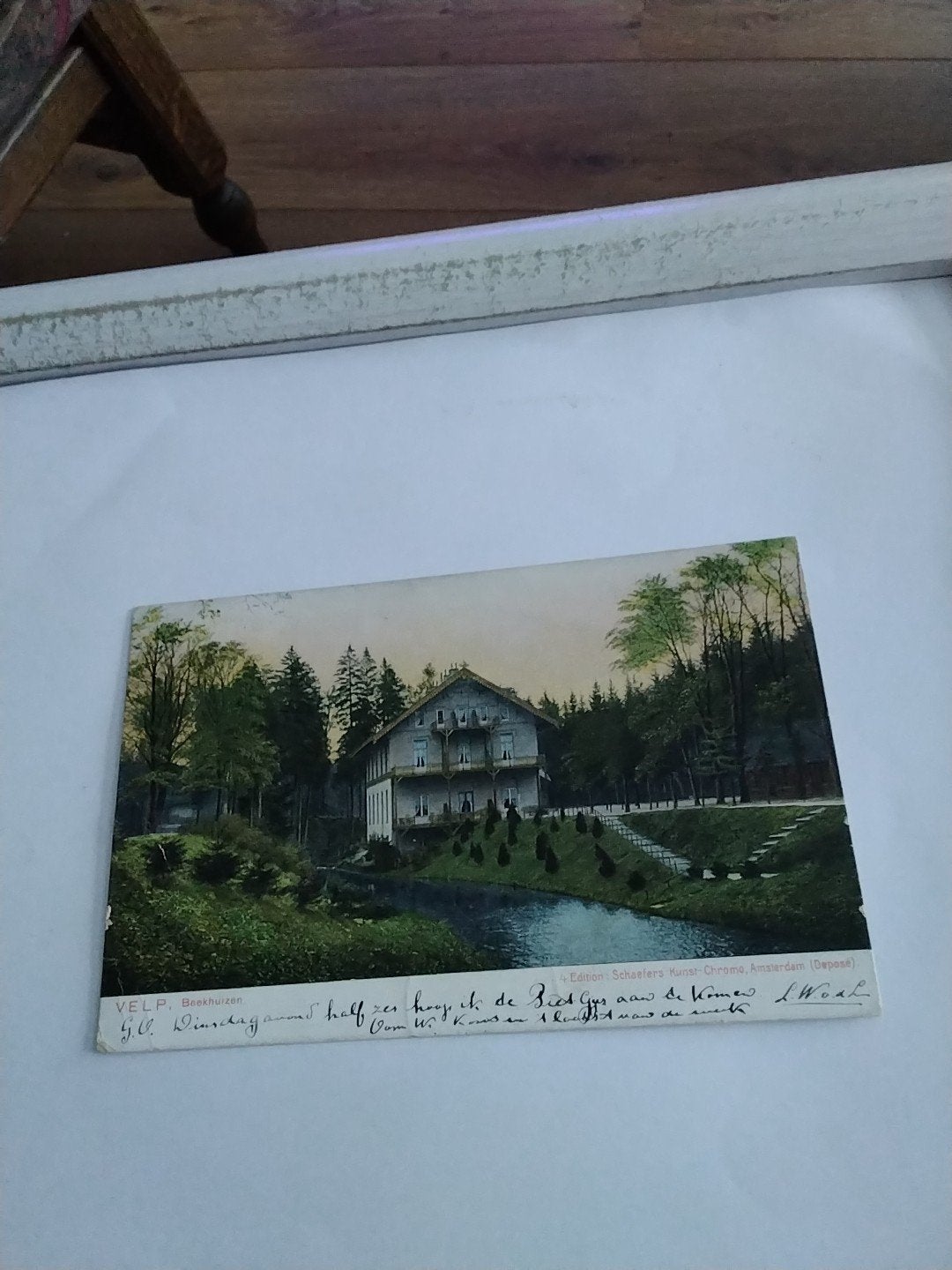Oude Ansichtkaart Velp - Beekhuizen  (Gelopen), Ophalen of Verzenden, Voor 1920, Gelopen, Gelderland