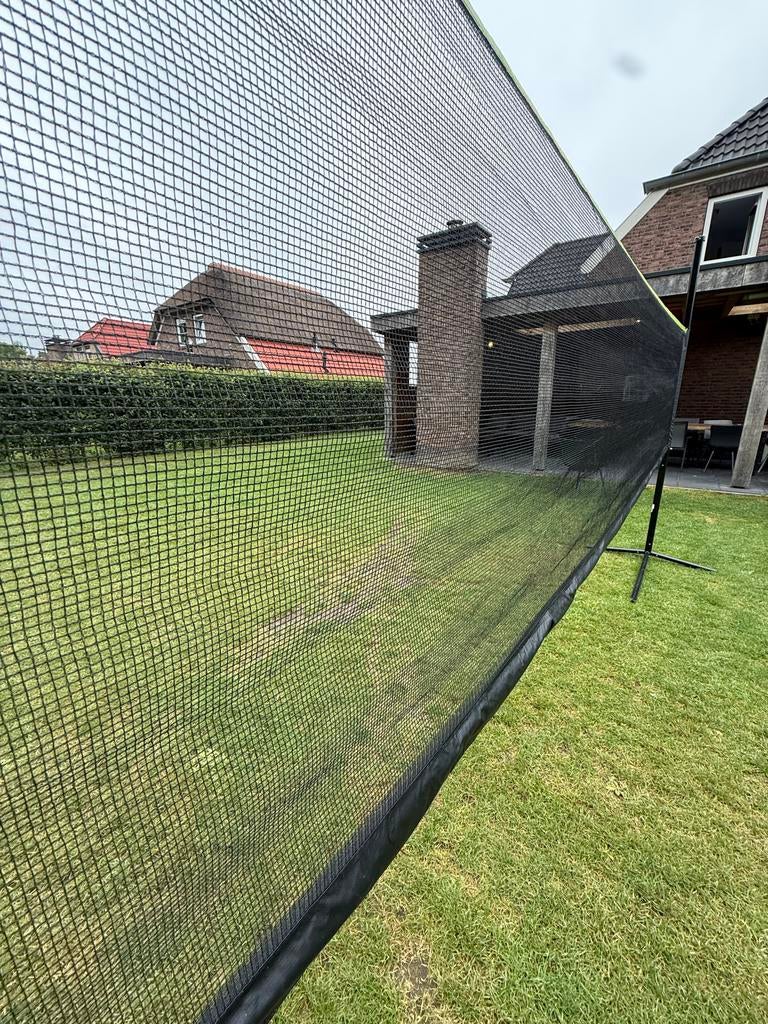 EXIT verstelbaar sportnet 243x500cm - zwart, Ophalen, Zo goed als nieuw, Minder dan 10 meter