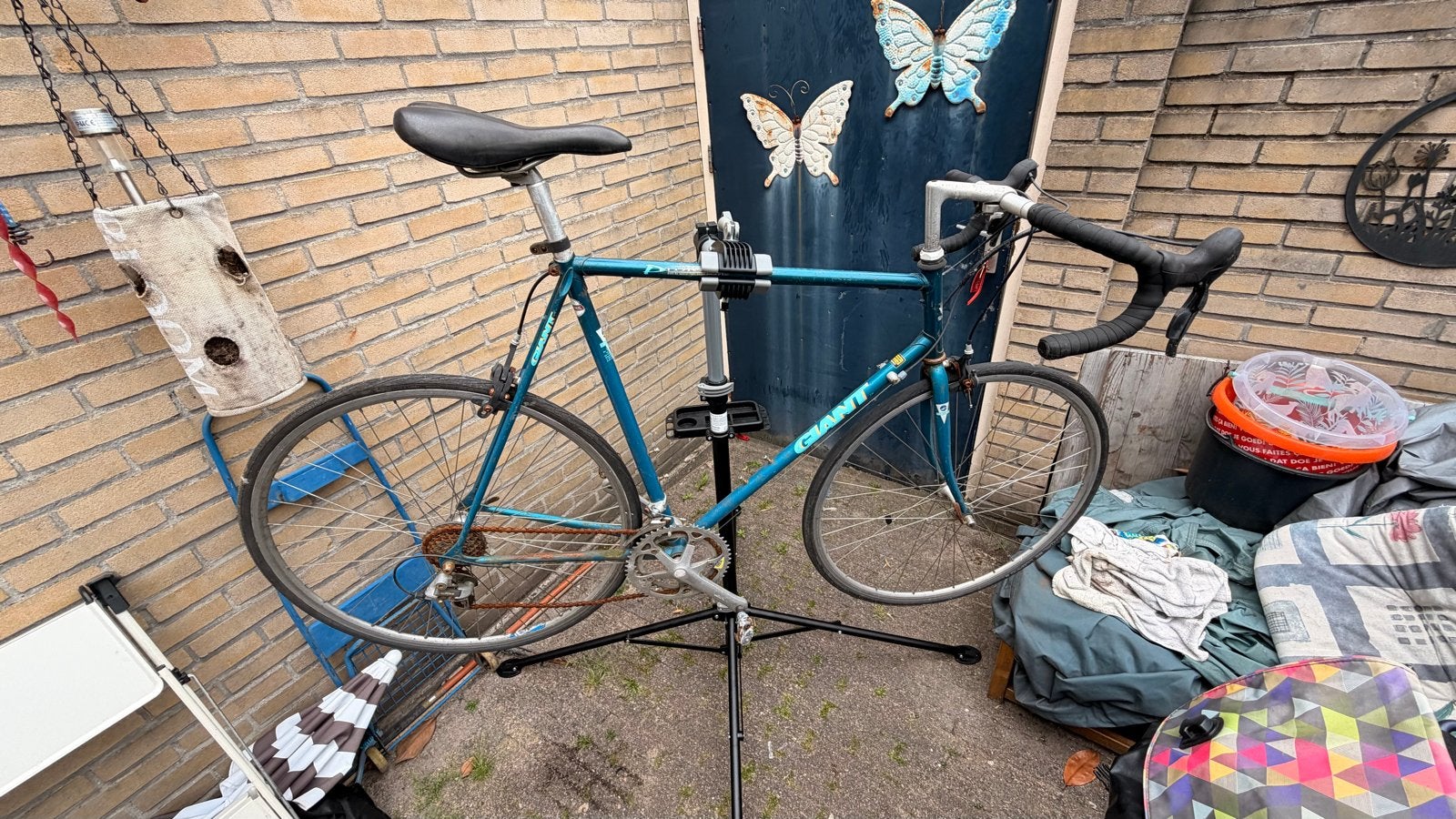 Giant vintage racefiets - Opknapper, frame 620 mm, Ophalen, Gebruikt, 10 tot 15 versnellingen, Velgrem