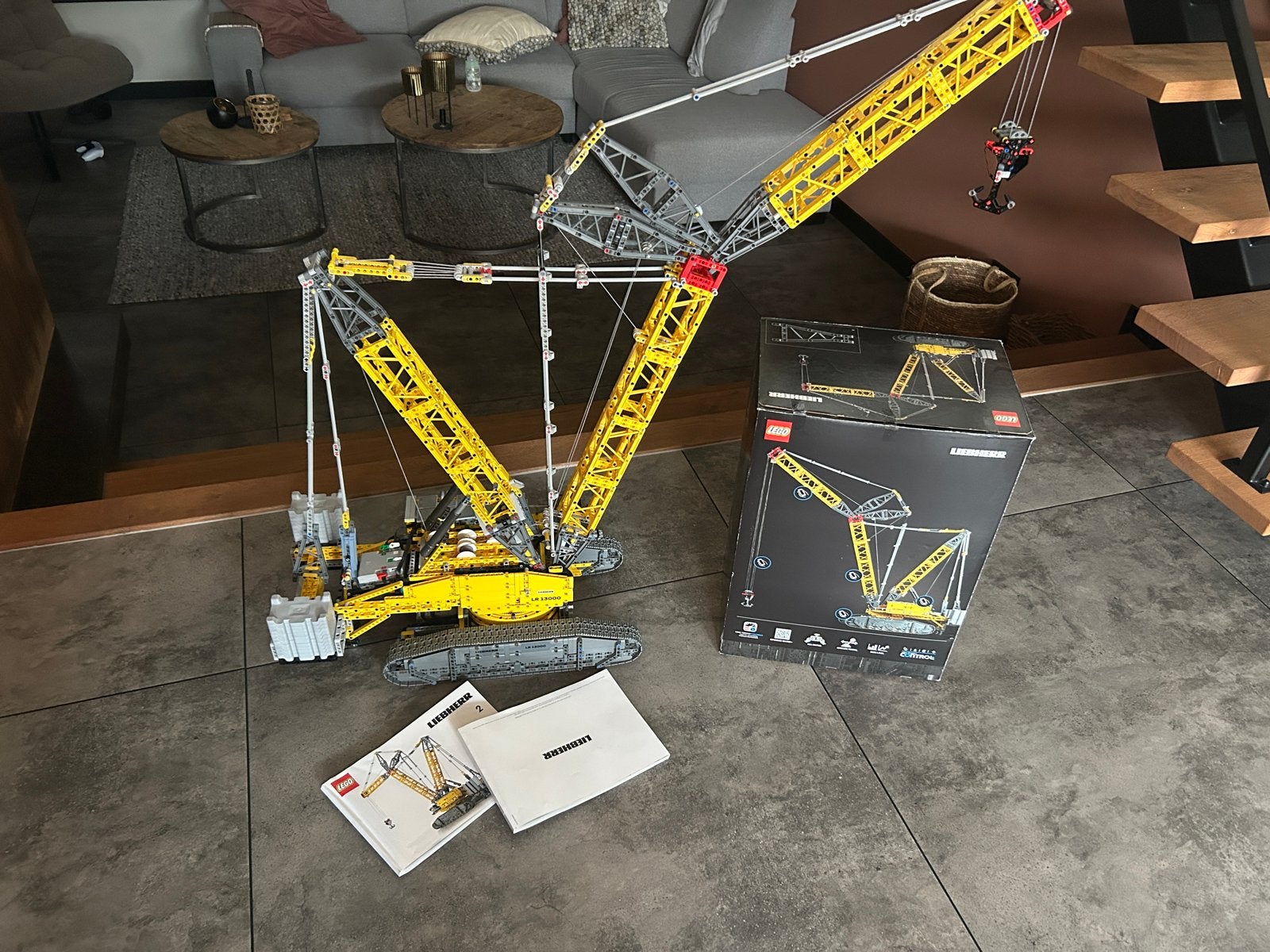 Lego Technic Liebherr Rupskraan LR 13000 (42146), Lego, Ophalen of Verzenden, Zo goed als nieuw, Complete set
