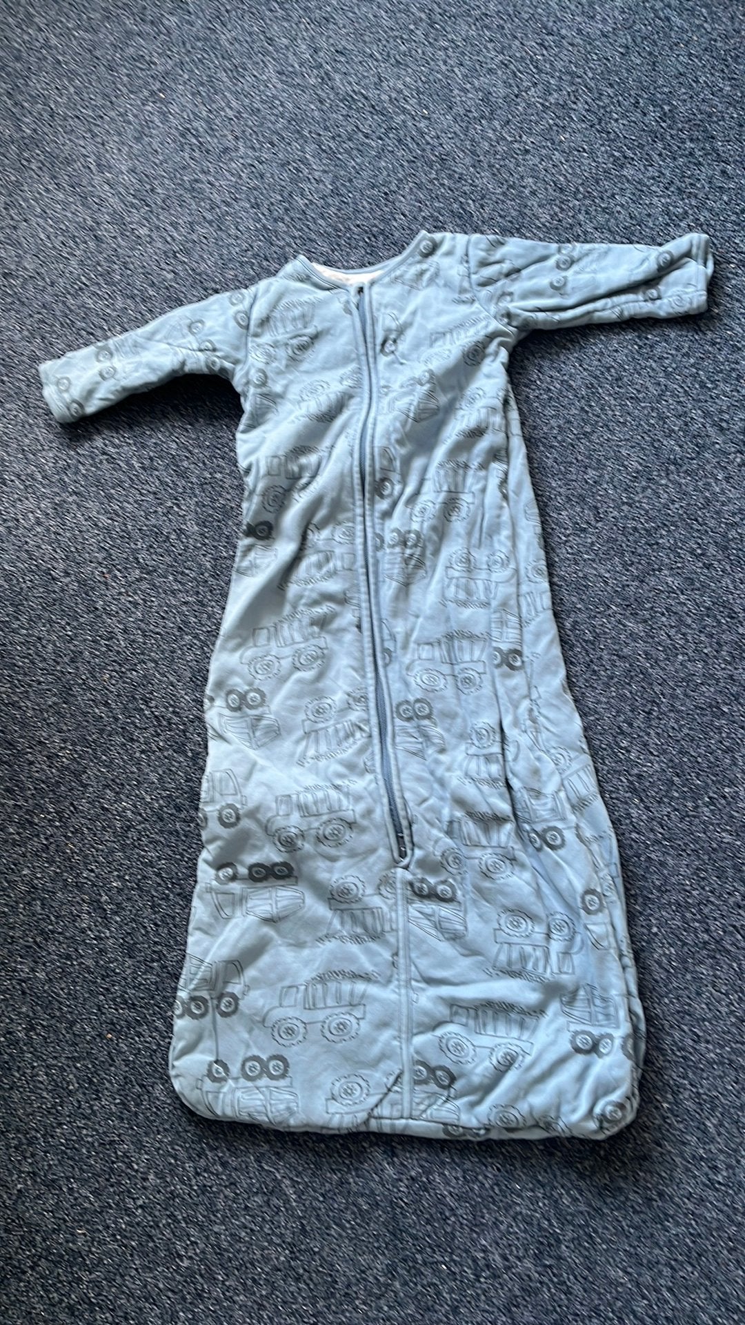 Slaapzak blauw lange mouwen 86-104 cm, Ophalen, Slaapzak, Blauw, Hema