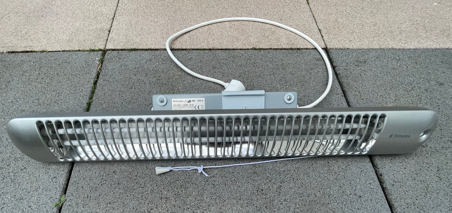 Dimplex BK 1202 S Elektrische Kachel 1200W, Ophalen, Gebruikt, Minder dan 30 cm, Kachel