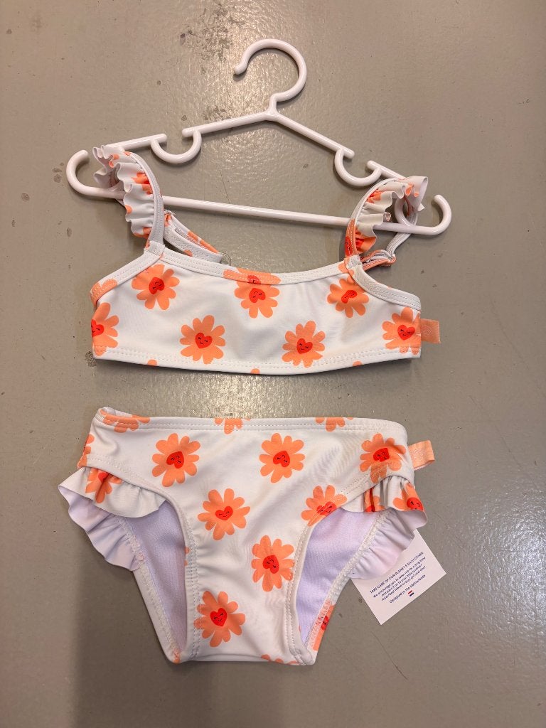 Swim essentials bikini flower Harts 86-92 NIEUW, Kinderen en Baby's, Bikiniset, Nieuw, Maat 92, UV-zwemkleding