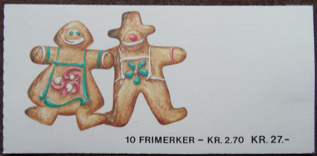 Postzegelboekje Noorwegen – Kerst 1987, Ophalen of Verzenden, Noorwegen, Postfris
